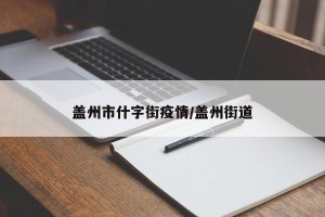 盖州市什字街疫情/盖州街道